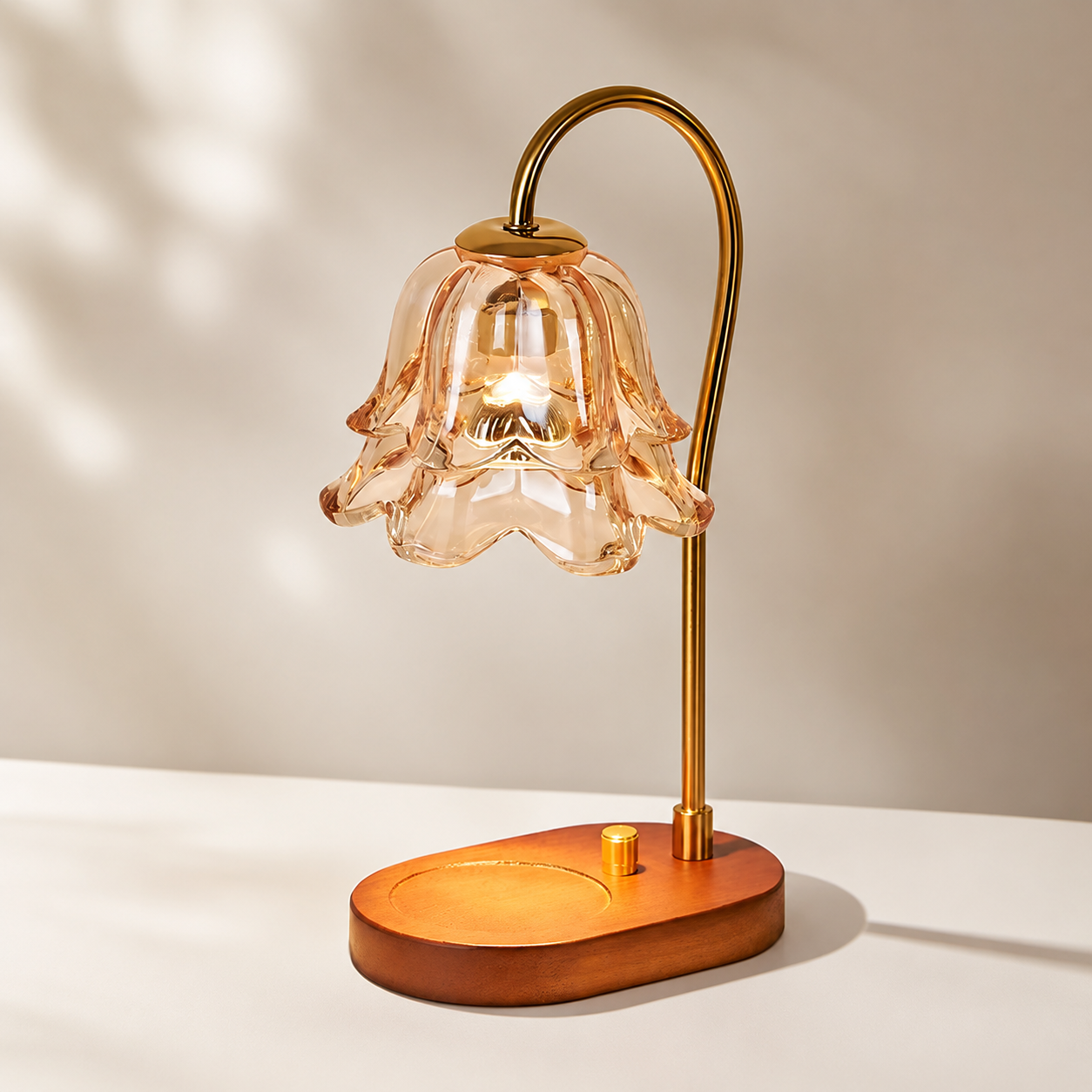 🌸 Flower Candle Warmer Lamp – Elegance, Safety & Long-Lasting Fragrance
