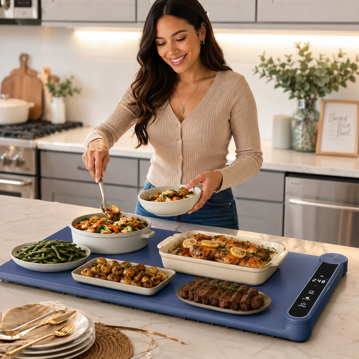Electric Food Warming Tray