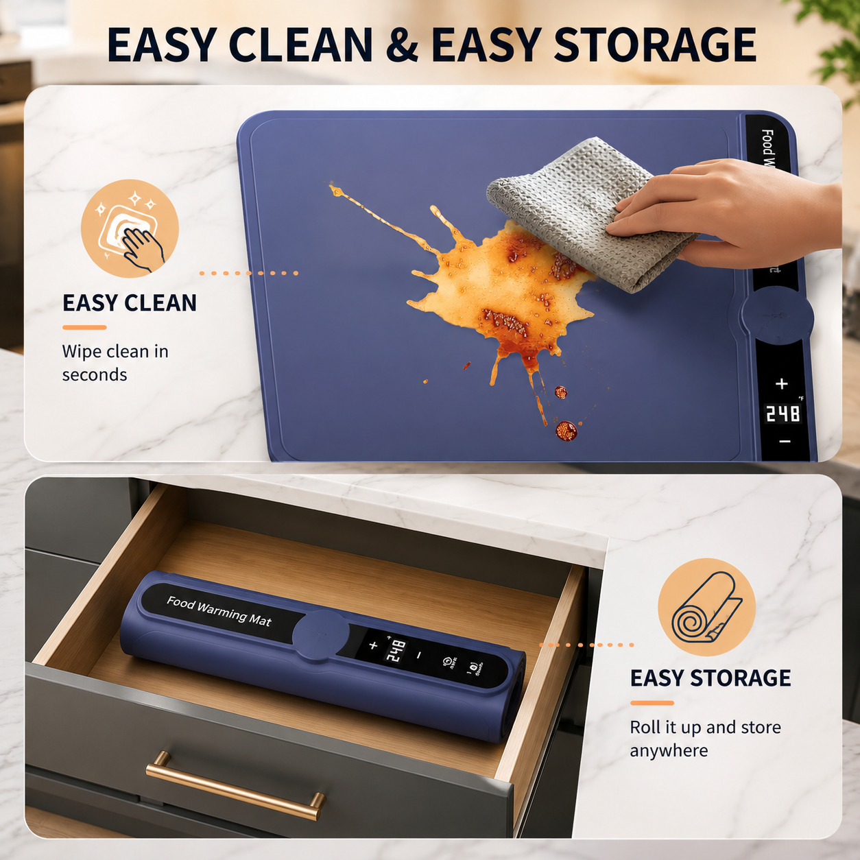 Electric Food Warming Tray